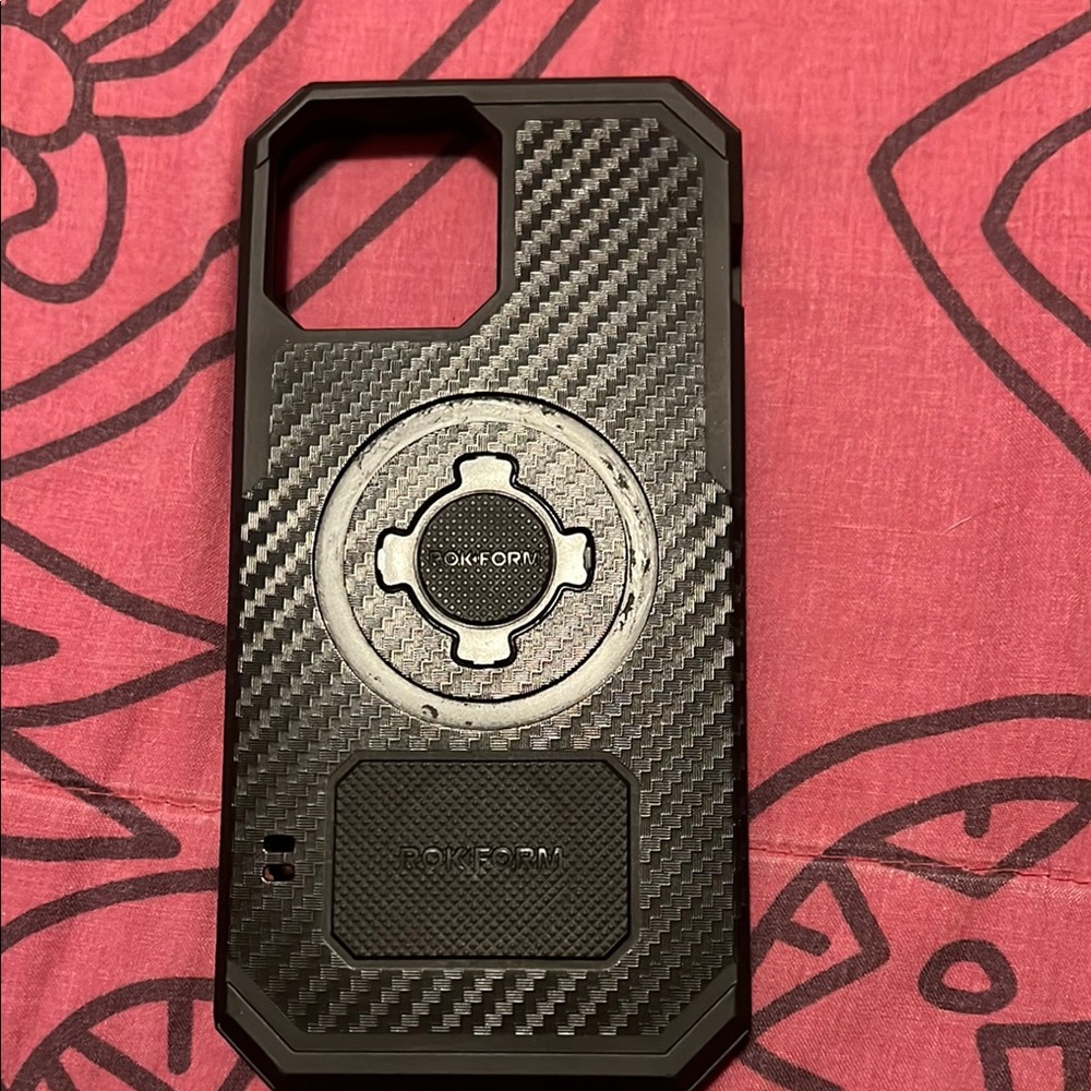 Black Carbon Fiber Phone Case